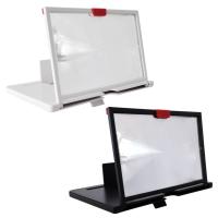 12 Inch Eye Protect Pull-out Mobile Phone Screen Magnifier Stand 3D Enlarger Video Amplifier Projector Bracket Desktop Holder