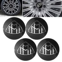 4Pcs Car Wheel Center Hub Caps Badges Covers For Mercedes Benz S320L S400 S500 S600 S680 Maybach Modified Hubcaps Emblems