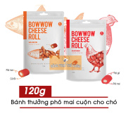 Bánh Thưởng Cho Chó Phô Mai Cuộn Bowwow Cheese Roll Hàn Quốc - Nông Trại