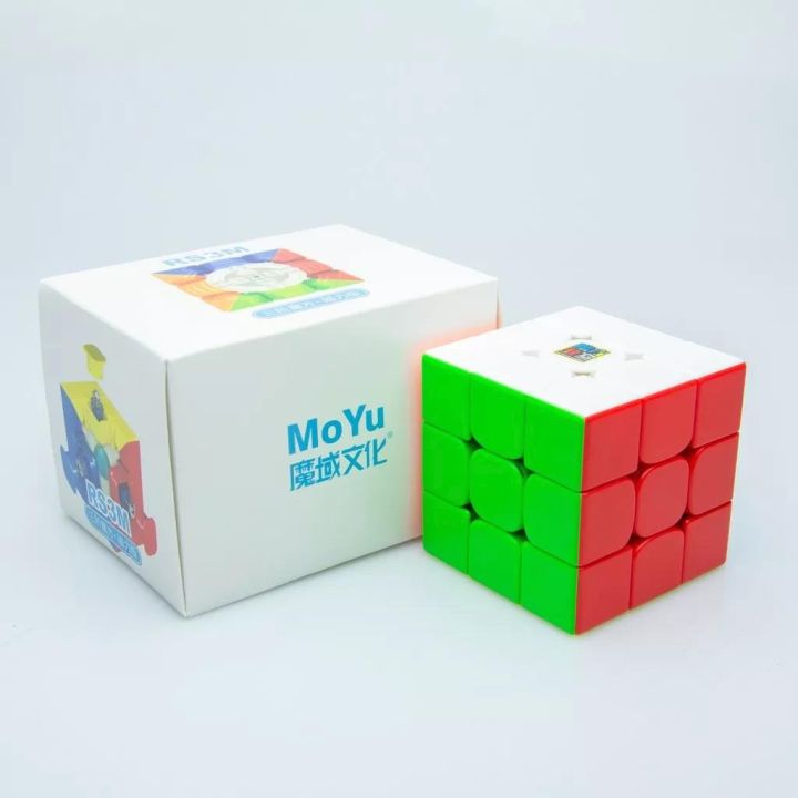 รูบิค-rubik-แม่เหล็ก-3x3-moyu-rs3m-2020-rubik-มีแม่เหล็ก-ของแท้100-อุปกรณ์ครบ