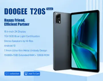 DOOGEE T20S TABLET PC 10.4 2K Display 15GB+128GB 7500mAh Android 13
