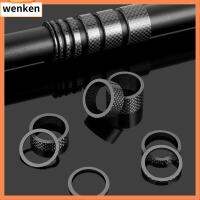 WENKEN 5pcs/set 28.6มม. สากล เครื่องซักผ้าคาร์บอนไฟเบอร์จักรยาน 1/2/3/5/10/15/20 เบามาก ปะเก็นก้านมือจับ ดูแรน ที่ล้างก้านจักรยาน อุปกรณ์เสริมจักรยาน