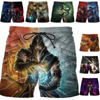 Game Character Mortal Kombat 3D Printed Beach Short Pants Casual Mens Board  Shorts Swimsuit Hombre Ropa New Cool Ice Shorts Men