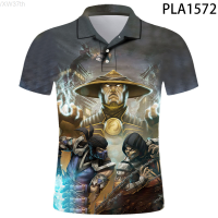 【high quality】  Cool Mortal Kombat 2023 New 3d Printed Polo Shirts Fashion Casual Ropa De Hombre Short Sleeve Men Camisas Ropa Polo Homme S-6XL