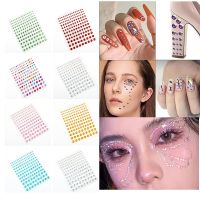 Glitter Face Jewelry Sticker Face Jewels Diamond Eyes Eyeliner Makeup Art Temporary Tattoos Rhinestones Party Bady Makeup Tools