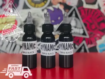 Shop Dynamic Triple Black Tattoo Ink 1oz with great discounts and