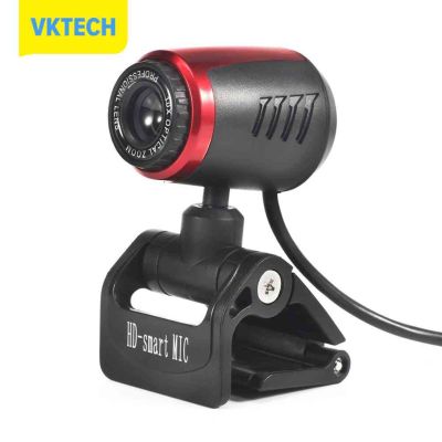 [Vktech] เว็บแคม HD พร้อมไมโครโฟนในตัวไดรเวอร์ USB ฟรีคอมพิวเตอร์กล้องเว็บ