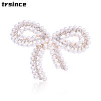 Bowknot Fashion Rhinestone Three dimensional Crystal Brooch Wedding Dress Up Bouquet Creative Corsage Accessories