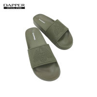 DAPPER รองเท้าแตะ แบบสวม Eagle Monochrome Pool Slide Sandals สีเขียว