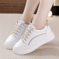 Ins Small White Shoes Female 2021 Spring And Autumn New Student Board Shoes Female Thick Bottom Breathable 6911