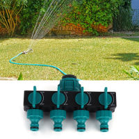 4 Way Hose Splitter Water Tap Hose Connectors จำหน่ายสำหรับสวนเครื่องมือชลประทานการเกษตร