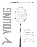 ไม้แบดมินตัน YOUNG รุ่น Gen-Y6 (74g)