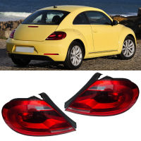 ไฟท้ายรถฝาครอบไฟเบรคหลัง LED ไฟตัดหมอก DRL Day Running Light สำหรับ Volkswagen VW Beetle 2013-2020