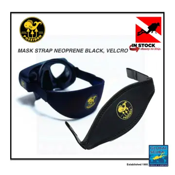 Poseidon Mask Strap Neoprene Black Velcro