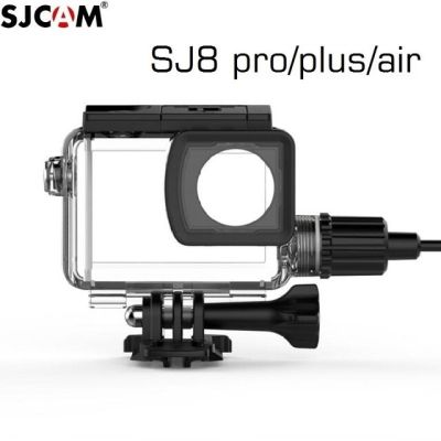 Sjcam ซองกันน้ำมอเตอร์ไซค์ Sj8 Pro/plus/air สำหรับ Sj8ที่ชาร์จเคสอุปกรณ์เสริมกล้อง
