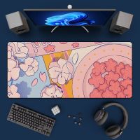 Cute Kawaii Gaming Mouse Pad 900x400 Gamer Rubber Otaku Locking Edge Big Laptop Desk Mat Anime Pink Girl Large Mousepad XXL