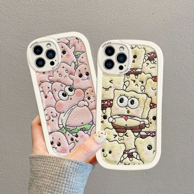 Spongebob Patrick Star การ์ตูนตลกกรณีโทรศัพท์ Apple 14Pro Iphone 13 12Promax Xs Girl 8Plus Anti Drop Soft Case