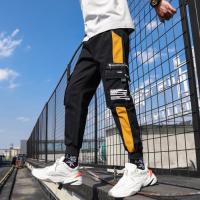 [COD] Overalls mens big pocket trendy brand loose casual hip-hop legged ins harem 2020 new