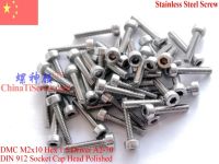 DIN 912 Stainless Steel M2 screws M2x3 M2x4 M2x5 M2x6 M2x8 M2x9 M2x10 M2X12 Hex 1.5 Driver A2-70 Polished ROHS 100 pcs Nails Screws Fasteners