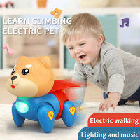 Xiu1Electric ของเล่นสุนัขหมูกับคอนเสิร์ตแสงเดินจะเรียกปริศนาเชือกของเล่นคริสต์มาสและฮาโลวีน Giftc12-58