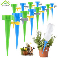 ZHIHUI 12PCS Auto Drip Irrigation Watering System Dripper Spike Kits Garden Household Plant Flower Automatic Waterer Tools