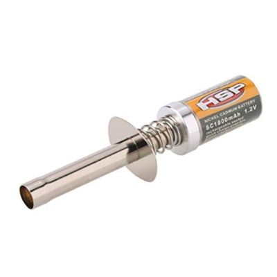 For HSP 80101 1800MAh 1.2V Glow Plug Igniter for RC Car 1/8 1/10 HSP 80101 Rechargeable Glow Igniter-Not Charger