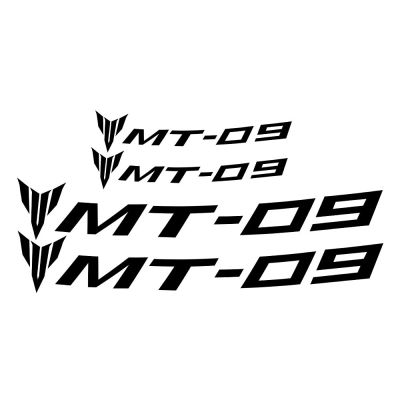 สติกเกอร์ติดล้อสะท้อนสำหรับรถจักรยานยนต์ยามาฮ่า MT09 MT-09 MT 09สติกเกอร์ติดขอบขอบลายทางรูปลอกอุปกรณ์เสริมกันน้ำ