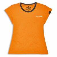 เสื้อยืด - T-SHIRT SCRAMBLER WOMEN’S ORANGE SCR62 Ollie