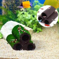 Aquarium Cave Shelter Shrimp and Small Fish Habitat Hiding Cave Shelter Tube For Fish Shrimp Spawn Tank Aquarium Decorations