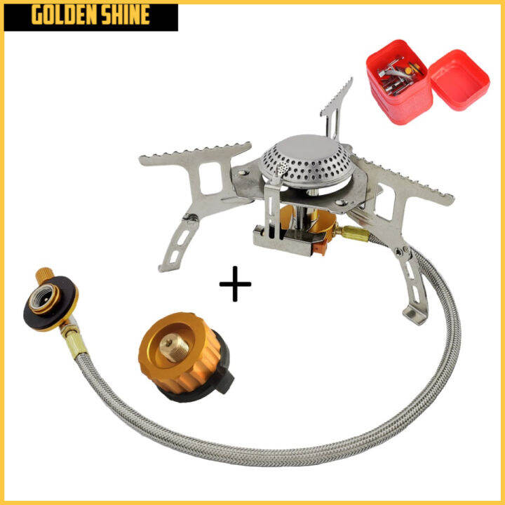 Widesea Outdoor Gas Stove Camping Gas burner Folding Electronic Stove