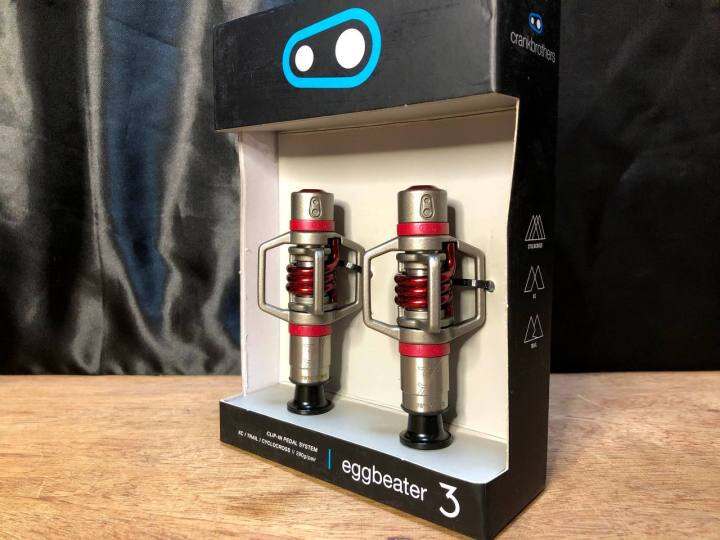 Crankbrothers Eggbeater 3 Red Spring Cleat Pedal (15319) (100 Original