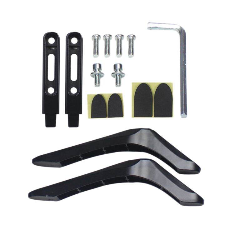 PunchFree TV Base TV Universal Base TV Stand with Screws Desktop Stand