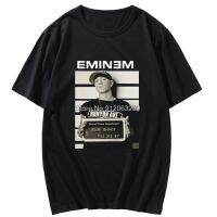 เสื้อยืด Eminem ตลกผู้ชายฮิปฮอปหลวมขนาดใหญ่