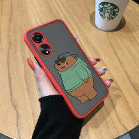 เคสสำหรับ OPPO A78 4G เคสโทรศัพท์แบบแข็งมีน้ำค้างแข็งโปร่งใสลายการ์ตูนอนิเมะสำหรับเด็กผู้ชายคลุมทั้งหมดเคสป้องกันกล้อง