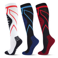 Professional Sports Pressure Socks Outdoor 3 Pairs Per Set Marathon Running Socks Long Compression Socks Running