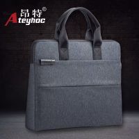 Leon mens bags handbag nylon canvas briefcase male business contracted cross file bag computer bag bag