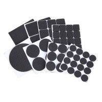 ✽ 1Set Thickening Self Adhesive Furniture Leg Feet Rug Felt Pads Anti Slip Mat Geometric Shape Floor Protector Table Chair