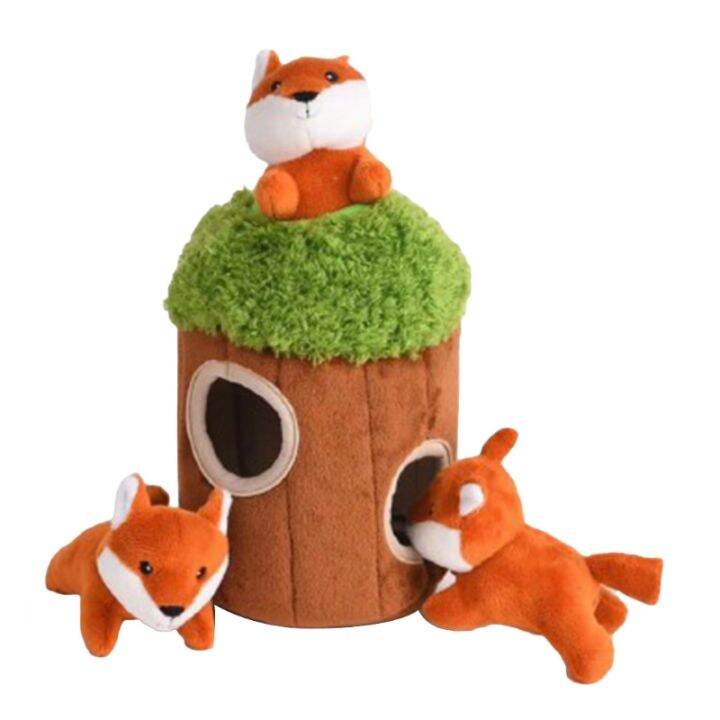 4-pcs-สำหรับ-creative-creaking-plush-ของเล่นสำหรับสัตว์เลี้ยงสนุกซ่อน-seek-สุนัขของเล่นตุ๊กตาสัตว์-tree-hole-ของเล่นสัตว์เลี้ยงปลอดภัยปลอดสารพิษ-burrow-t