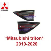 SALE 1คู่ ครอบแก้มข้าง ดำด้าน Mitsubishi Triton 2019 - 2020 ครอบแก้ม มิตซูบิชิ ไทรทัน ไตรตั้น ไซด์เว้นท์ ช่องลม ครอบไฟแก้ม 21 ยานยนต์ อุปกรณ์ภายนอกรถยนต์ อื่นๆ