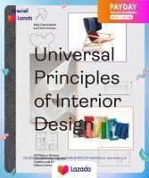 ใหม่ หนังสืออังกฤษพร้อมส่ง Universal Principles of Interior Design : 100 Ways to Develop Innovative Ideas, Enhance Usability, and Design Effective Solutions (Rockport Universal) [Hardcover]