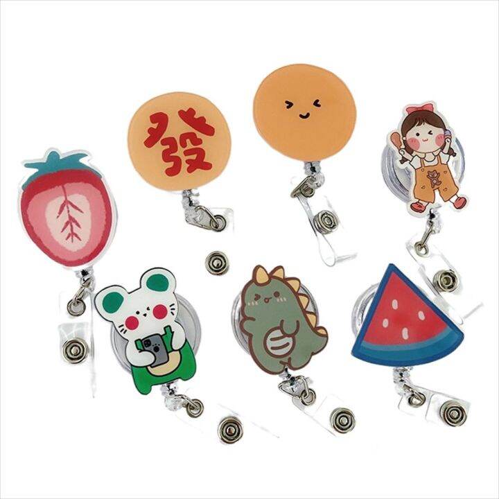 LEIFNYDI Office Hospital Kawaii Work Card Clip Students Bear Dinosaur