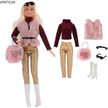 Amazon.com: Barbie Clothes: PUMA Branded Outfit for Barbie Doll, Striped  T-Shirt Dress with Fanny Pack and Sunglasses, Gift for 3 to 8 Year Olds :  Toys & Games