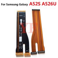 สำหรับ Samsung Galaxy A52S A52 5G A5260 A526B A528B บอร์ดเชื่อมต่อเมนบอร์ดหลักจอแสดงผล LCD USB สายเคเบิลงอได้