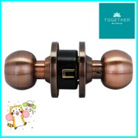 ลูกบิดห้องน้ำ ISON 8013 AC-BK หัวกลม สีทองแดงรมดำISON 8013 AC-BK ANTIQUE COPPER BATHROOM KNOB **ด่วน สินค้าเหลือไม่เยอะ**