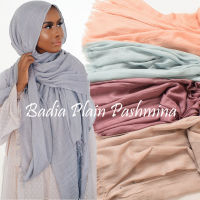 105*190cm High Quality Maxi Women Muslim Plain Frayed Scarf Shawls Wraps Headwear Solid Oversize Pashmina Hijabs2023