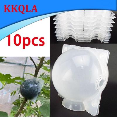 QKKQLA 12cm 10pcs Fruit Plant Tree Rooting Ball Root Box Plastic Case Transparent Flower Grafting Rooter Growing High-pressure Breeding