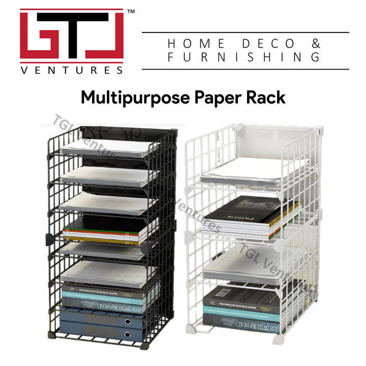 TGL Paper Rack Multipurpose Paper Rack Multiple Layer Paper Rack Desk