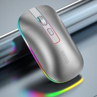 Wireless Mouse 2.4G Gaming Mouse 1600DPI Bluetooth Silent Mouse Colorful RGB Wireless Computer Mouse Ergonomic Mice For Laptops Basic Mice