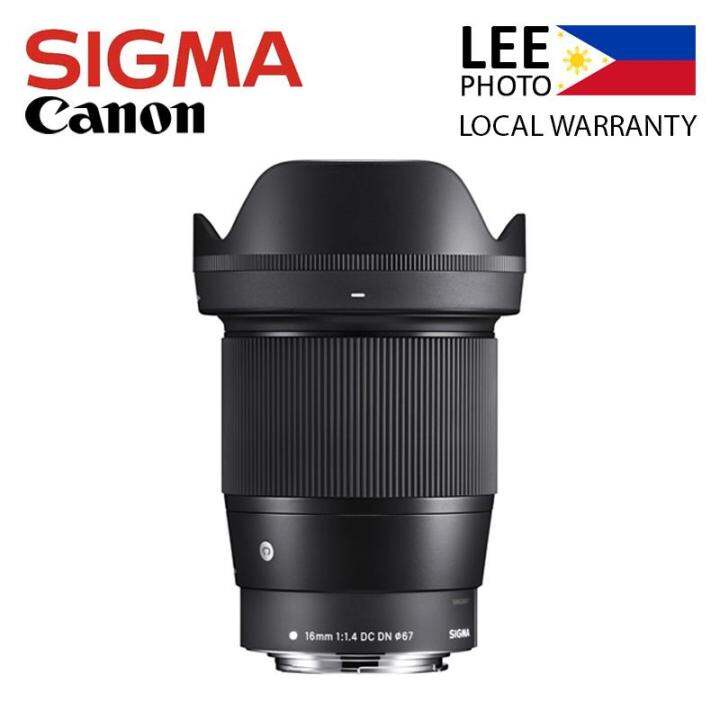 sigma 16mm 1.4 canon ef mount