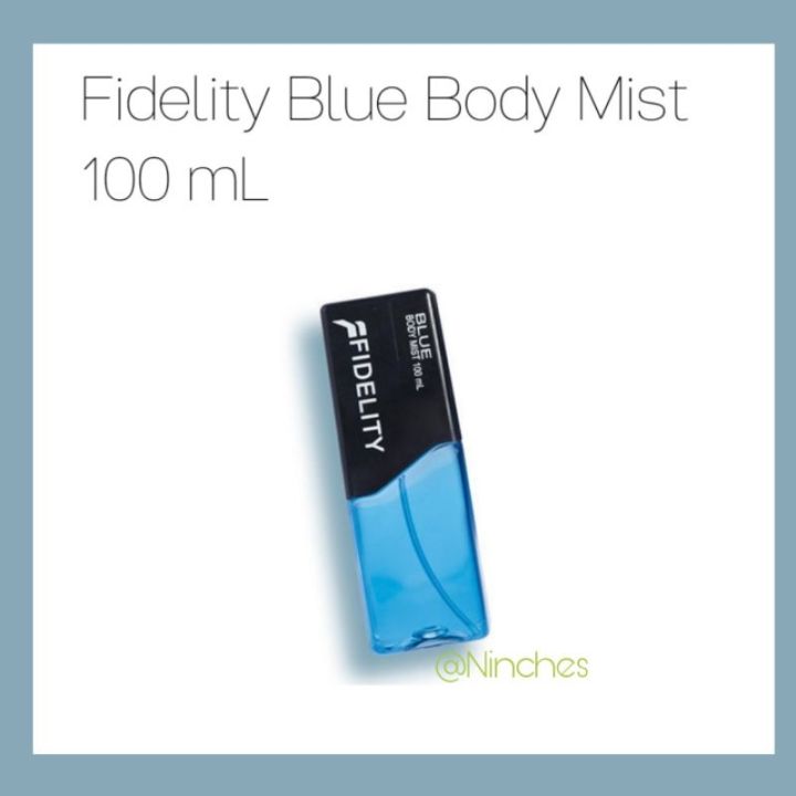 FIDELITY BLUE BODY MIST 100ML TUPPERWARE BRAND | Lazada PH